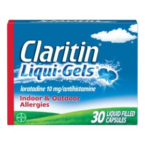 Allergy Relief Claritin Liquigels 10 mg Strength Tablet 30 per Box