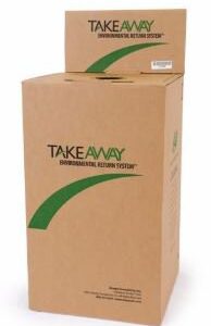 Mailback Medication Return Container TakeAway Recovery System 20 Gallon, 14 L X 14 W X 23-3/4 H Inch, Cardboard