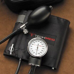 Aneroid Sphygmomanometer Unit Tech-Med Adult Cuff Nylon Cuff 23 – 40 cm Pocket Aneroid