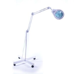 Magnifying Lamp 5 Diopter Fluorescent, LED Mobile Base 22 W