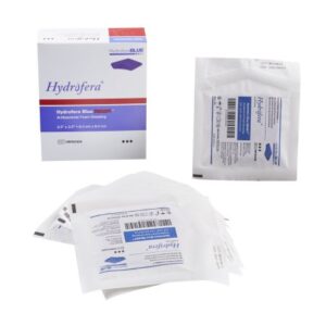Antibacterial Foam Dressing Hydrofera BLUE READY 2-1/2 X 2-1/2 Inch Without Border Without Film Backing Nonadhesive Square Sterile