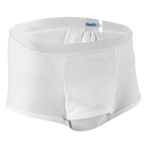 Male Adult Absorbent Underwear HealthDri Pull On Medium Reusable Heavy Absorbency