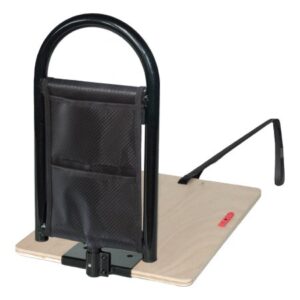 Bed Grab Bar BedCane Black Wood Base