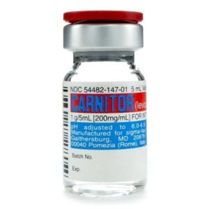 Carnitor Levocarnitine 200 mg / mL Injection 5 mL