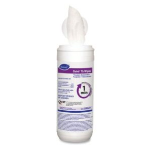 Surface Disinfectant Cleaner Diversey Oxivir Tb Premoistened Hydrogen Peroxide Based Manual Pull Wipe 60 Count Canister Unscented NonSterile