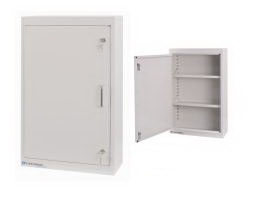 Narcotic Cabinet Metal 2 Shelves With Double Lock
