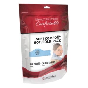 Hot / Cold Pack Soft Comfort CorPak Neck One Size Fits Most 6 X 20 Inch Polyethylene / Polyester / Propylene Glycol / Bentonite Clay / Water Reusable