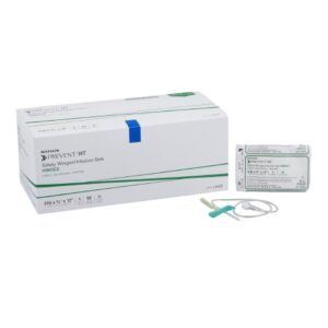 Infusion Set McKesson Prevent 21 Gauge 3/4 Inch 12 Inch Tubing Without Port
