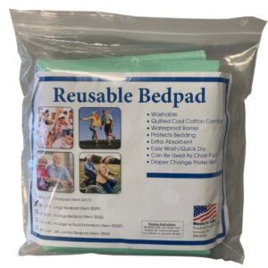 Reusable Underpad 17 X 24 Inch Polyester / Rayon Heavy Absorbency