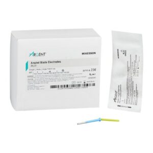 Blade Electrode McKesson Argent Stainless Steel Sterile Sharp Angled Blade Tip Disposable