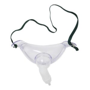 Tracheostomy Mask Collar Style Adult One Size Fits Most Adjustable Head Strap