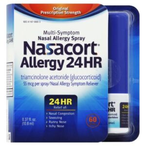 Allergy Relief Nasacort Allergy 24 Hr 55 mcg Strength Nasal Spray 60 Spray