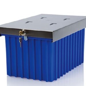 Cold Storage Box X-Large 9-1/4 X 11-1/4 X 17-3/8 Inch Stainless Steel / Styrene