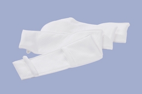 Cleanroom Wet Mop Pad Contec EasyReach Bound Edge White Polyester Disposable