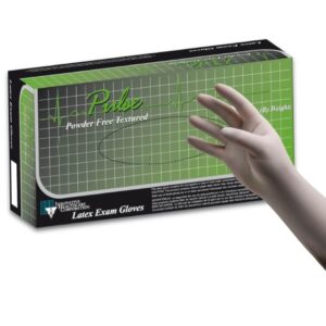 Exam Glove Pulse 151 Series Small NonSterile Latex Standard Cuff Length Fully Textured White Not Rated