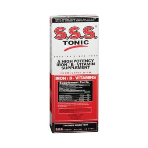 Mineral Supplement S.S.S. Tonic Iron / Vitamin B3 100 mg – 20 mg Strength Liquid 10 oz. Unflavored