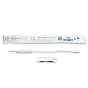 Urethral Catheter Hydrophilic Cure Catheter Straight Tip Hydrophilic Coated Plastic 12 Fr. 16 Inch