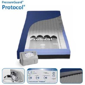 Bed Mattress PressureGuard Protocol Alternating Pressure / Low Air Loss 80 X 35 X 7 Inch