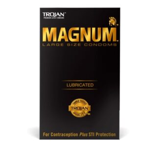 Condom Trojan Magnum Lubricated Large 1,000 per Case