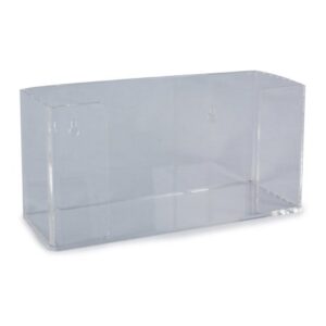 Glove Box Holder McKesson Horizontal Mounted 1-Box Capacity Clear 4 X 6.5 X 10.5 Inch Plastic
