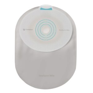 Ostomy Pouch SenSura Mio One-Piece System 7-1/4 Inch Length, Midi Flat, Trim to Fit 5/8 to 1-3/4 Inch Stoma Closed End