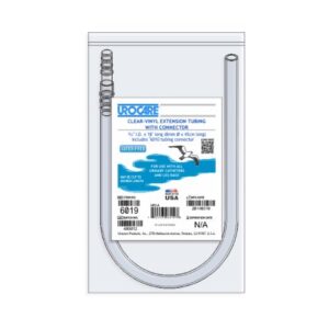 Extension Tube Urocare 0.31 I.D. x 18 Inch Long, Clear-Vinyl, NonSterile, NonDEHP