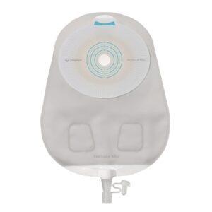 Ostomy Pouch SenSura Mio One-Piece System 10-1/2 Inch Length, Maxi Flat, Trim to Fit 3/8 to 1-3/4 Inch Stoma Drainable
