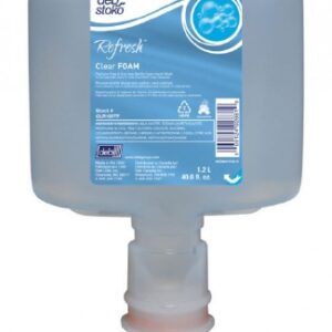 Soap Refresh Clear Foam Foaming 1,200 mL Dispenser Refill Bottle Unscented