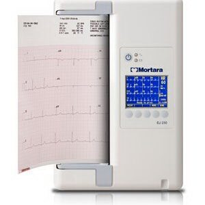 Electrocardiograph ELI 230 AC Power / Battery Operated LCD Display Resting
