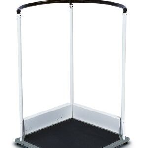 Bariatric Floor Scale with Handrail seca 644 Digital Display 800 lbs. / 363 kg Capacity AC Adapter / Battery Operated