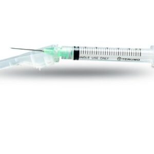Safety Tuberculin Syringe with Needle SurGuard 1 mL 5/8 Inch 25 Gauge Hinged Safety Needle Ultra Thin Wall