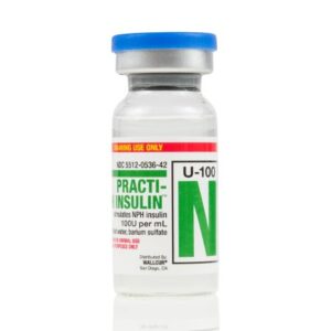 Clinical Training Medication Practi-NPH Insulin Liquid Vial 10 mL