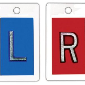 Identifier Markers 5/8 Inch Blue / Red Left / Right