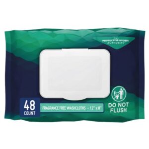 Personal Cleansing Wipe Prevail Soft Pack Unscented 48 Count