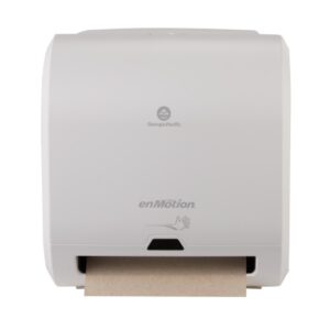 Paper Towel Dispenser enMotion Impulse 8 Translucent White Touch Free 1 Roll Wall Mount