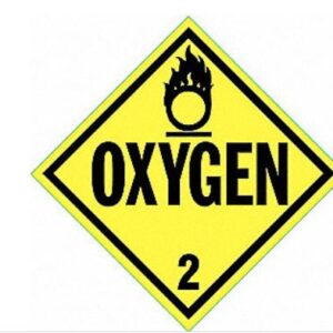 Door Sign Caution Stranco Inc Oxygen