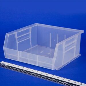 Storage Bin HCL Super Tough Clear Plastic 5 X 10-7/8 X 11 Inch