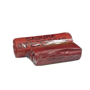 Biohazard Waste Bag Biohazard Symbol 7 to 10 gal. Red