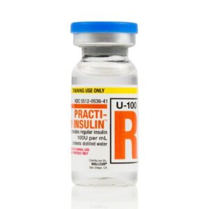 Clinical Training Medication Practi-Regular Insulin Liquid Vial 10 mL