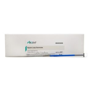 LEEP/LLETZ Electrode McKesson Argent Tungsten Wire Sterile 8 X 10 mm Square Loop Tip Disposable