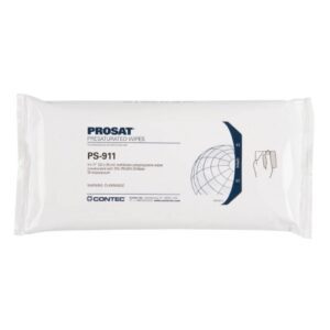 Surface Disinfectant Cleaner PROSAT Premoistened Cleanroom Manual Pull Wipe 30 Count Pouch Alcohol Scent NonSterile