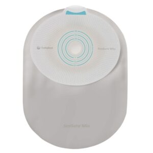 Ostomy Pouch SenSura Mio One-Piece System 8-1/4 Inch Length, Maxi Flat, Pre-Cut 1-3/16 Inch Stoma Closed End