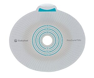Ostomy Barrier SenSura Mio Click Precut, Extended Wear Elastic Adhesive 60 mm Flange Blue Code System 1-3/4 Inch Opening