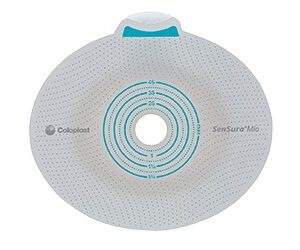 Ostomy Barrier SenSura Mio Flex Precut, Extended Wear Elastic Adhesive 50 mm Flange Red Code System 1-1/4 Inch Opening