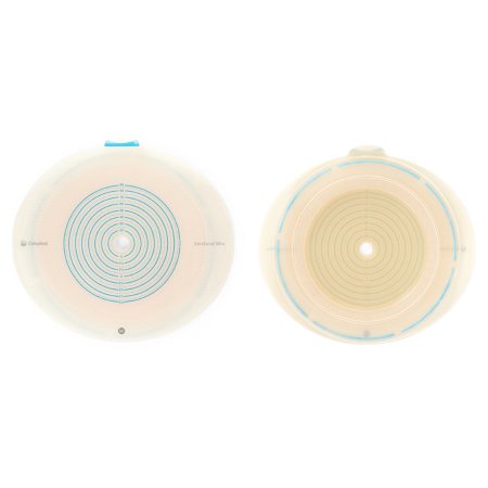 Ostomy Barrier SenSura Mio Flex Trim to Fit, Extended Wear Elastic Adhesive 70 mm Flange Yellow Code System 3/8 to 2-11/16 Inch Opening