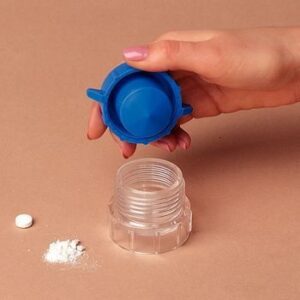 Pill Crusher Apex Pill Pulverizer Hand Operated Blue / Clear