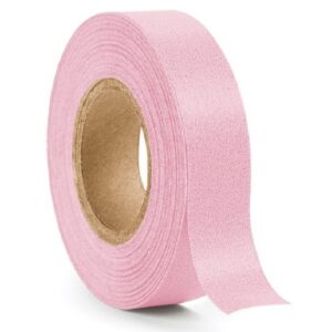 Blank Instrument Tape UAL Colored Identification Tape Pink Flexible Paper 1/2 X 500 Inch