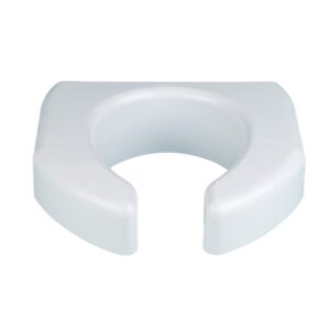 Raised Toilet Seat Ableware Basic 3 Inch Height Standard Round 350 lbs. Weight Capacity