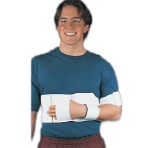Shoulder Immobilizer Bicro Large Elastic / Foam Hook and Loop Closure