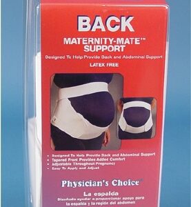 Maternity Support Belt Maternity-Mate Medium Hook and Loop Closure 24 to 32 Inch Waist Circumference 8 Inch Back Height to 4 Inch Front Height Adult